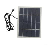 Panneau Portable 3W pour Camping Pêche Panneau Portable 3W pour | Sortie 5V stable, port USB, câble 1.5M inclus, pour idéal lampes jardin, éclairage maison