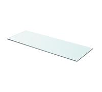 vidaXL Panneau d'étagère en verre 70 x 25 cm, transparent design contemporain