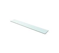 vidaXL Panneau pour étagère Verre Transparent 100 x 15 cm
