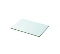 vidaXL Panneau pour étagère Verre transparent 30 x 20 cm