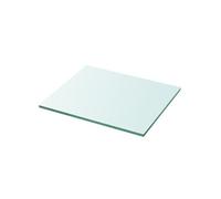 vidaXL Panneau pour étagère Verre transparent 30 x 25 cm