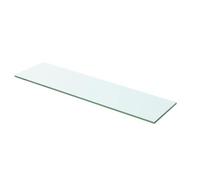 Panneau pour étagère - vidaXL - Verre transparent - 60 x 12 cm - Verre trempé - Contemporain