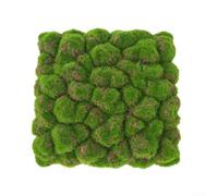 Panneau pour mousse Simulée 30x30cm pour décor Vert Réaliste | Effet réaliste, couleur verte vive, pour idéal murs intérieurs, pour facile à coller, entretien(4)