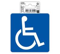 Panneau PP adhésif antidérapant Accès handicapés 10 cm - Bleu