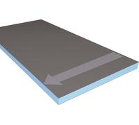 Panneau pré-penté wedi pour receveur Fundo Primo 120 x l.60 cm