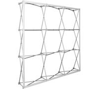 Panneau publicitaire pliable avec système de fixation Velcro, façade droite | Mur pliable pour exposition | Panneau publicitaire avec système de fixation Velcro (3 x 3 sections)