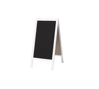 Panneau publicitaire XL HWC-C17, 2 surfaces, pliable, 100x50cm blanc shabby