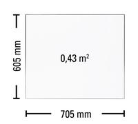 TROTEC Panneau à infrarouge TIH 400 S, rayonnant infrarouge chauffage - 450 W - avec support pour fixation au mur
