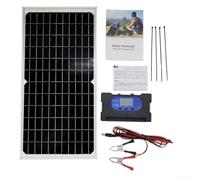 Panneau Rigide 17W pour 12V/24V Panneau Rigide 17W pour 12V/24V(40A) | Cellules monocristallines, rendement élevé, charge rapide, contrôleur intelligent inclus, protection surtension