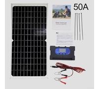 Panneau Rigide 17W pour 12V Camping Panneau Rigide 17W pour 12V(50A) | Rendement élevé, silicium monocristallin, étanche IP44, pour idéal pour batteries 12V et 24V