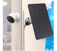 Panneau solaire 10 W - Nosheir - Google Nest Cam - IP66 étanche, câble 3 m - extérieur, noir
