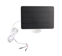Panneau Solaire 10 W pour Sonnette Vidéo, Chargeur de Panneau Solaire étanche pour Sonnette Nest/Eufy Caméra 2K, Video Doorbell 2, Doorbell 3, Video Doorbell 3+, Doorbell 4 Plus