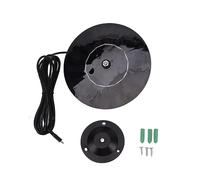 Panneau solaire 10W 5V, Conversion efficace, forme ronde pour caméra de sécurité extérieure, lumière LED