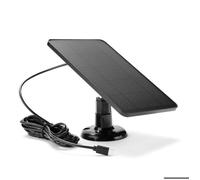 Panneau solaire 10W pour caméra de sécurité - Étanche IP6 - Câble Type-C 3m - Rotation 360° pour optimisation lumière solaire