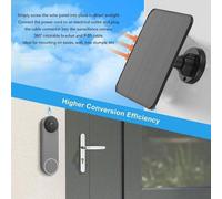 Panneau solaire 12 W pour caméra de sécurité - Indice de protection IP65 - Recharge efficace - Alimentation électrique stable - Orientable.