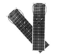 Panneau solaire 200 W, kit de chargeur solaire flexible pour camping-car, voiture et utilisation en extérieur, génération d'énergie efficace pour le chargement de la batterie