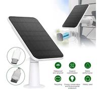 Panneau solaire 20W 5V pour Eufy Eufycam 3/3C/2C/2Pro panneaux de charge solaires muraux système de cellules solaires étanche avec câble de 10,8 pieds Type C Port