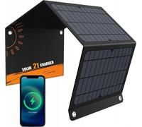 Panneau solaire 21W 3,5A Tapis de voyage pliable Chargeur solaire 2x USB