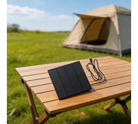 Panneau solaire 3 W 12 V de type C Sortie 19 % polycristallin pour caméra extérieure Ventilateur Panneau d'affichage Équipement de surveillance