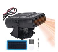 Panneau Solaire 30 W Plus Chauffage, Kit De Chauffage De Serre À Panneau Solaire Portable, Chauffage De Panneau Solaire Monocristallin Avec USB, Kit D'énergie Solaire De Séchage Et De Chauffage