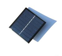 Panneau solaire 4 V 1 W - Module de charge polycristallin pour 2 piles AA rechargeables - Kit d'alimentation compact de 90 x 90 mm pour projets extérieurs