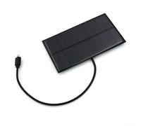 Panneau solaire, 5,5 V 2 W 300 mA en silicium polycristallin à monter soi-même avec port Android pour la génération d'énergie de charge de batterie