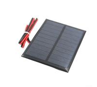 Panneau solaire 5 V 1 W cellule polycristalline pour modèles d'énergie renouvelable - Unité résistante aux intempéries pour lampes de pelouse Gadgets 100 x 70 mm (1 pièce)