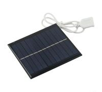 Panneau solaire 5 W 5,5 V avec connecteur USB, module d'alimentation portable pour jouets solaires, éclairage de rue, usage domestique, 95 x 95 mm