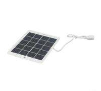 Panneau solaire 5 W 5 V avec sortie USB pour une utilisation en extérieur, chargeur solaire portable, jouets solaires, petites piles DC, éclairage solaire et publicité