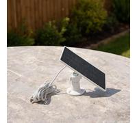 Panneau solaire 5 W, pour caméras de sécurité, avec USB-C, IP67 Waterpr | Silicone monocristallin, 24 % d'efficacité, ports USB et USB-C, convient pour anneau pour eufy pour reolink, câble