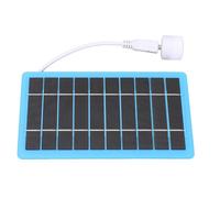 Panneau solaire 5V 5W USB, lampe exterieur camping randonnee urgence | Boitier ABS 54g leger interface USB LED blanche exterieur camping randonnee peche escalade source alimentation