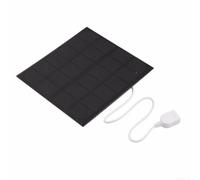 Panneau solaire 6 W 6 V monocristallin USB panneau de charge solaire | Téléphone portable Manœuvrable Outdoor Supply Voyage Camping 145 x 145 mm