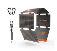 Panneau Solaire 60 W, FlexSolar Portable Chargeur Solaire Pliable | IP67 Imperméable à l'eau Alimentation d'Urgence Camping pour Petit Générateur de Electrique,Téléphone,Alimentation Mobile,PC