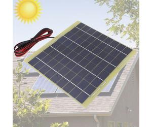 Panneau solaire 6W 18V portable pour éclairage extérieur, lampe publicitaire et kit solaire