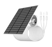 Panneau solaire 6W/5V pour caméra de sécurité avec micorUSB/Type-C/DC3513,trois types de connecteurs,étanche IP66, câble de charge de 3m,compatible avec DZEES CG1/CG6/CG2/D3/UB6 (6W par paquet)