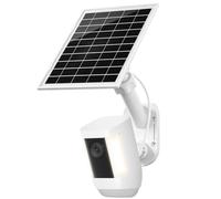 Panneau solaire 7 W avec support mural 2 en 1 pour caméra Ring Spotlight Cam/Plus/Pro, batterie Stick Up Cam/Pro et Outdoor Cam Plus, support de chargeur solaire pour caméra de sécurité, réglable à