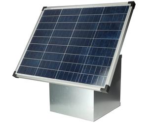 Panneau solaire avec régulateur de charge et prise MC4 Ako Blanc 55 W