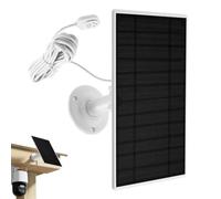 Panneau Solaire Caméra | Batterie Externe Étanche Portable | Panneau Solaire 10W pour Caméras À Batterie | pour Camping Extérieur Randonnée Pêche Voyage Jardin Camping-Car Moteur