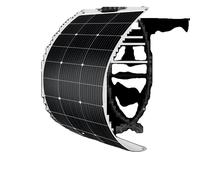 Panneau solaire, conception flexible, étanche et technologie monocristalline, 18 V 100 W