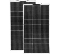 Panneau solaire, conception flexible, haute efficacité, 2 panneaux solaires