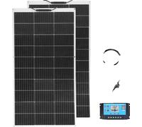 Panneau solaire, conception flexible, haute efficacité, kit solaire 12 V 200 W