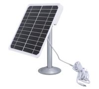 Panneau Solaire de Caméra de 20W avec la Bonne Représentation, Remplissage Rapide, Câble de 3 Mètres, IP68 Imperméable, Parenthèse Réglable pour des Caméras de sécurité,