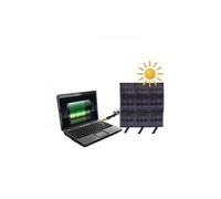 Panneau Solaire de Poche Batterie Miniature Rechargement 9 X 2.5 Watts Noir
