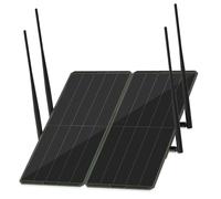 Panneau solaire d'extérieur double bande 30W 5,8G/2,4G,répéteur WiFi amplificateur, couverture 300m,batterie 1200 Mbps, batterie 30000 mAh,IP65,prend en charge 100 appareils,pour cour