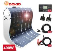 Panneau Solaire - Dokio - 400W - Semiflexible - Monocristallin - 18V/16V