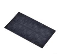 Panneau solaire efficace 1 W 5 V en silicone monocristallin avec cadre anti-déformation, revêtement PET pour camping, jardin et appareils à faible consommation d'énergie