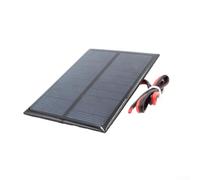Panneau solaire en polysilicium 5 V 1 W pour projets scientifiques de bricolage, lumières extérieures et chargeurs de téléphone - Compact 100 x 70 mm en résine époxy solaire C (1 pièce)