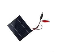 Panneau solaire en silicium polycristallin 10 W 12 V, panneau solaire portable d'extérieur pour chargement de batterie 9-12 V, avec clip