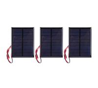 Panneau solaire en silicium polycristallin, 3 pièces, DC4V 150mA, Module d'alimentation, avec câble de 30cm