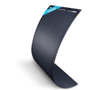 Panneau solaire flexible, 100 W, 12 V, monocristallin, de couleur noire